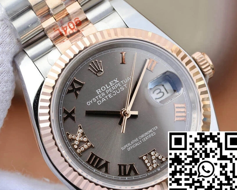 Factory Datejust GM Grey 36MM Dial M126231-0023 Rolex 1219